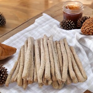 Grissini integral com chia