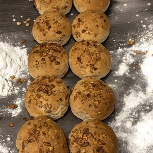 Pão de granola- Bolinhas